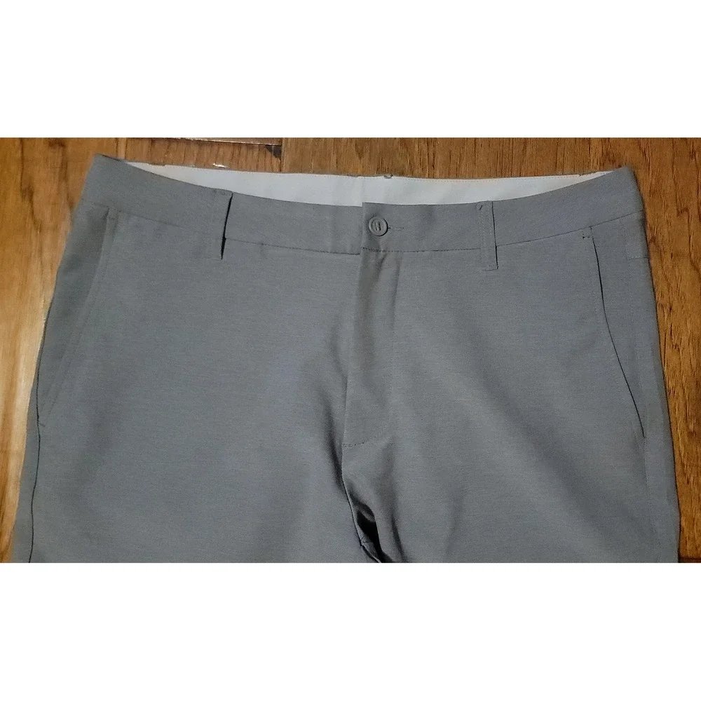 FootJoy Men's Gray Golf Performance Straight Athletic Fit Pants‎ Sz 35x30